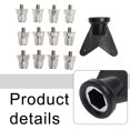 thumbnail image 4 of 12 Pcs Football Boot Studs Non Slip Thread Screw 13/15/18mm Dia Turf Replacement Spikes For Indoor Outdoor Sports Training New, 4 of 12