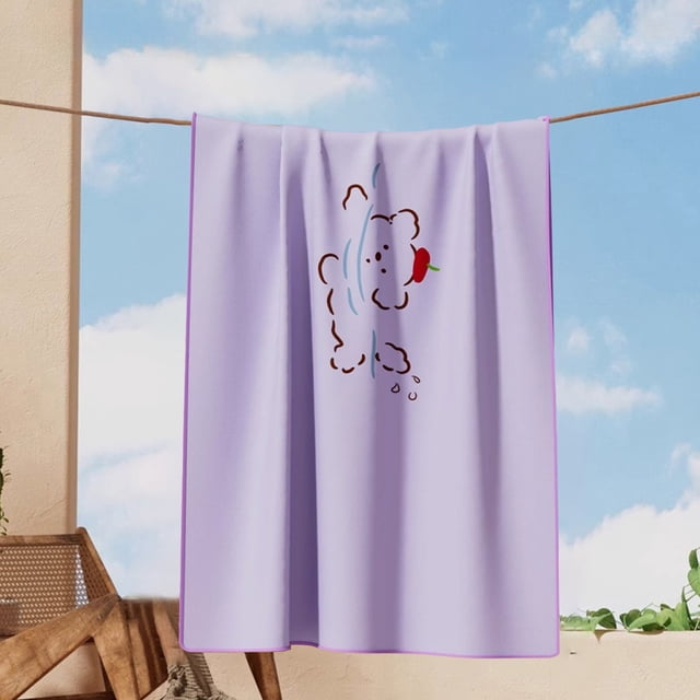 TIMIFIS Polyester Bath Towels Swimming Specific Drying Towel Adult Portable with Increased Strong Water Absorption and Drying Towel Sports Towel Wipe Sweat Dry Towel Swimming