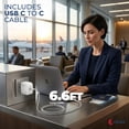 thumbnail image 4 of OXAA 65W USB-C GaN Fast Charging Bundle for iOS & Android – Includes Premium USB-C to C Cable Compatible with laptops, MacBooks, iPhone, Samsung, iPads & USB-C Enabled Devices, 4 of 7