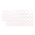 thumbnail image 3 of Watch Gasket, Red 49pcs 0.9mm Height Flexibility Watch Rubber Washer  For Watch Repair, 3 of 8