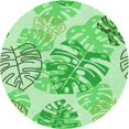 thumbnail image 1 of Ahgly Company Tapis d'Intérieur Lavable en Machine Carré Vert Jade, 3 Pieds Carré, 1 of 7