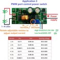 thumbnail image 4 of DC Tension 72W Haute Puissance PWM Contrôleur Conduit Module Pilote pour Lampes L 2A 6-16V avec Borne, 4 of 8