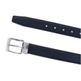 thumbnail image 3 of CTM® Ceinture à Boucle à Pince Réversible en Cuir Mat à Imprimé Croco, 3 of 4