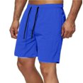 thumbnail image 1 of Plebaso Men's Quick Dry Shorts Drawstring Athletic Running Shorts Lightweight Summer Beach Sports Shorts, 1 of 4