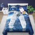 thumbnail image 1 of Safdie & Co. Quilt 3PC Set DQ Astronaut, 1 of 2