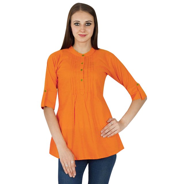Robe d'Été Bohème Haut Robe Tunique Femme Uni Coton Vêtements Porter