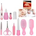 thumbnail image 3 of YOPTOP 10 Pcs/Set Baby Care Products Portable  Health Kit for Baby Care Keep Healthy and Clean Baby Supplies Pink, 3 of 6