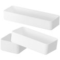 thumbnail image 3 of Shisuyan Drawer Organizer Kitchen Utensil Holder 3Pcs 11.8X3.3X1.8In, 3 of 8
