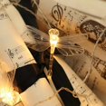thumbnail image 4 of MesaSe Dragonfly String Lights  20 LED Fairy String Lights for Bedroom Wedding Party Christmas Holiday Decor 9.84ft, 4 of 7