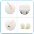 thumbnail image 3 of Beige Single Earhook Headset Mic Headworn Microphone 3.5mm 3 Pin 4 Pin XLR Plug, 3 of 11