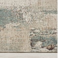 thumbnail image 5 of Ladole Rugs Rustic Beige Brown Teal Green Abstract Pattern Indoor Outdoor Area Rug Tapis, 5 of 5