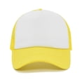 thumbnail image 4 of Mens and Womens Sponge Color Matching Simple Casual Peaked Cap Travel Holiday Sports Baseball Cap, 4 of 4