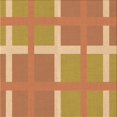 thumbnail image 1 of Ahgly Company Tapis de Zone Carré Orange Lavable en Machine, 5 Pieds Carré, 1 of 7