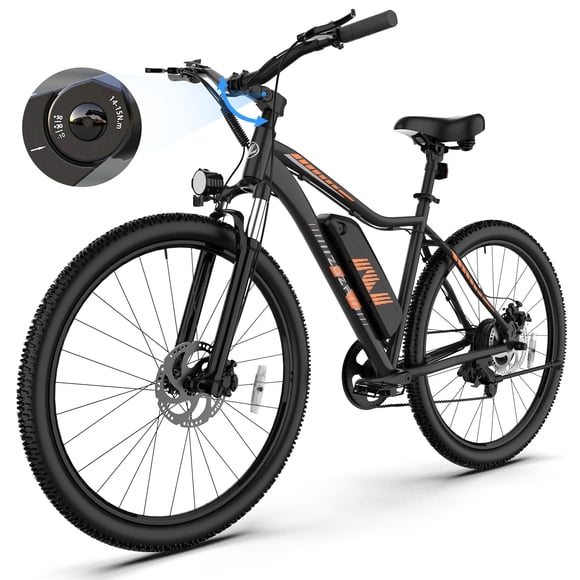ZDZA 27.5'' Electric Bike for Adults, 1000W Peak Motor 40KM/H E-Mountain Bike, 48V Removable Battery, 7-Speed Ebike UL2849
