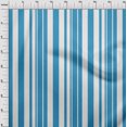 thumbnail image 4 of oneOone Velvet Medium Blue Fabric Stripes Craft Projects Decor Fabric Printed By The Yard 58 Inch Wide, 4 of 4