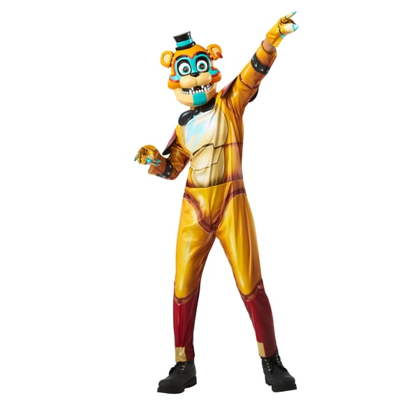 Rubies Déguisement Glamrock Freddy Five Nights at Freddy's pour enfants, garçons, petite taille (4-6)
