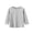 Grey, variant on Toddler Kids Girls Boys Long Sleeve Basic T Shirt Casual Tees Shirt Tops Solid Color Boys Tops Yellow 110/3 Y—4 Y