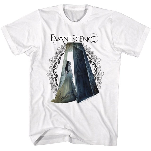 T-Shirt pour Adulte Evanescence Mausoleum Angel Blanc m