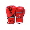 thumbnail image 1 of 1 Pair Women Men Portable Boxing Gloves Training Practice Adjustable Punching Mitts Hand Protector Sports Gears Accessories Red 12oz, 1 of 7