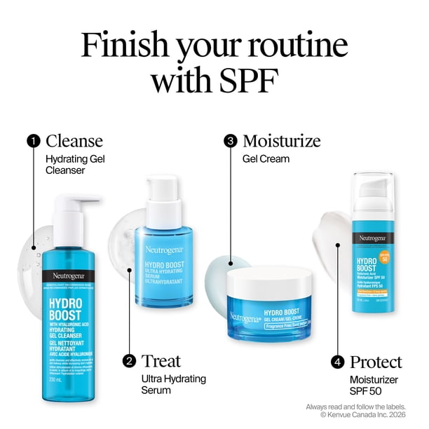 Neutrogena Hydro Boost Hydrating Cleansing Gel, Facial Cleanser