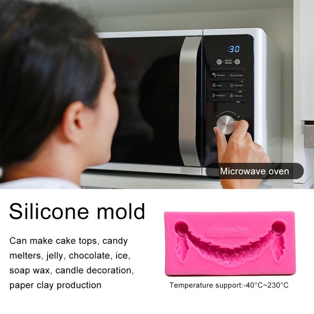 Moule à Gâteau en Silicone Antiadhésif Résistant à la Chaleur pour Fondant; Type 2