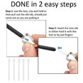 thumbnail image 3 of 5 Pcs Pointes de Stylo de Remplacement pour Samsung Tweezer Pointes de Stylo de Remplacement Outil pour Tablette 10 Tab S7 S7+ S6 Lite pour Note 10 Note 20, 3 of 6