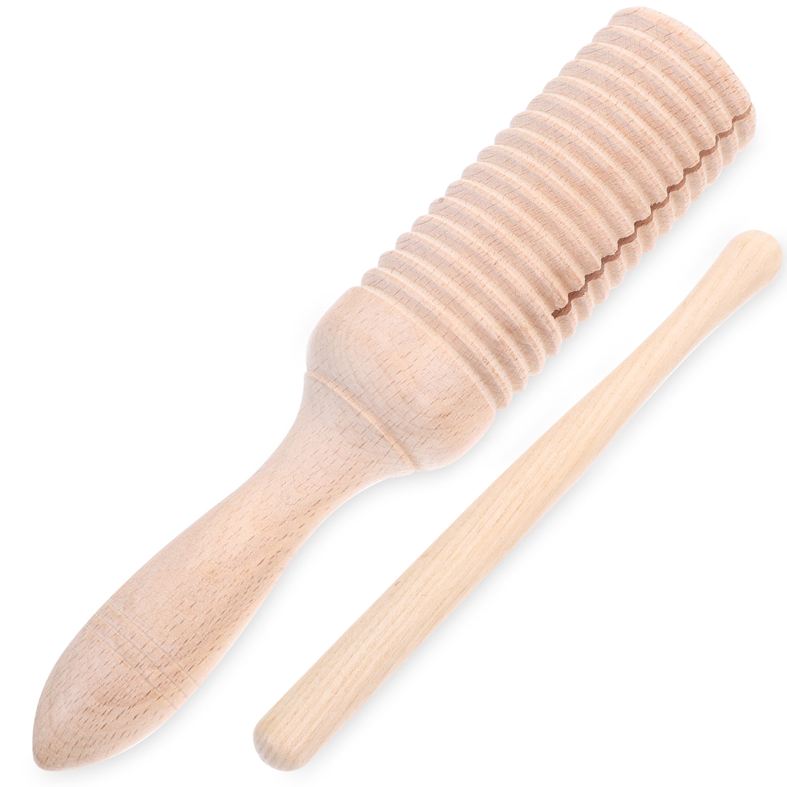 MasteelfCA Percussion Wood Guiro Kids Wooden Musical Instrument Toy for Early Educational