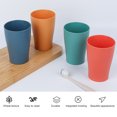 thumbnail image 3 of kurtrusly Wash Cup Multi-Functional Toothbrush Cups Reusable Simple Style Bottle Mug Washing Brush Holder Bathroom Accessories Orange 1Set, 3 of 6