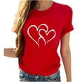 thumbnail image 1 of Birdeem T-Shirts à Manches Courtes Imprimé Tournesol pour Femmes et Filles Grande Taille, 1 of 8