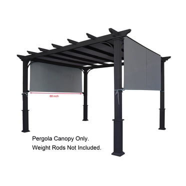 APEX GARDEN Replacement Pergola Canopy Top for 8 ft. x 10 ft. Pergola (Size: 194" x 88")