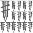 thumbnail image 1 of 100 Pcs Ancres Murales Fixations Murales Ancres Auto-Percées pour Cloisons Sèches pour Suspendre des Arts (Vis Non Incluse), 1 of 8