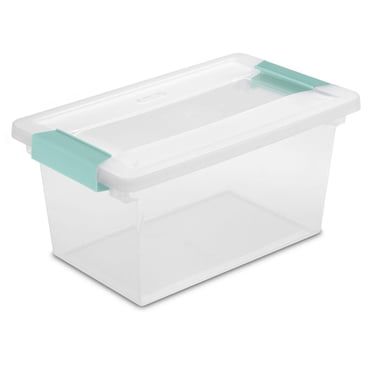 Sterilite Clear Medium Clip Box