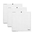 thumbnail image 1 of Aibecy Cutting Machine Special Pad 12 Inch Measuring Grid Replacement Translucent PP Material Adhesive Mat With Clear Film Cover for Silhouette Cameo Plotter Machine 3PCS, 1 of 5