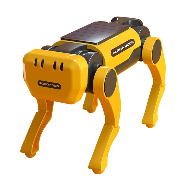 Solar Energy Robot Dog Diy Technology Science Kit Educational Gadget For Kids Teens Stem Learning Alternative Battery Powered Robotic
