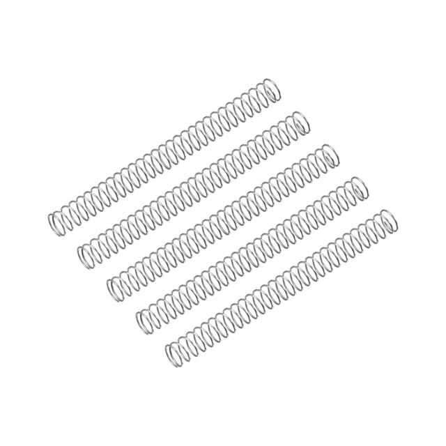 Unique Bargains Ressort de Compression, Lot de 5 en Acier Inoxydable 304, Diamètre 4 mm, Fil 0,3 mm, Longueur 45 mm