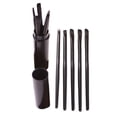 thumbnail image 2 of XZNGL Makeup Brushes Eye Eye Professional Makeup Eye Eyeshadow Brush Brushes Cosmetic Set+Round Tube 5Pcs, 2 of 4