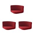 thumbnail image 1 of kurtrusly Trilateral Chair Covers Wide Application And Strong Elastic Chair Protection Made Easy Polyester Cover Chairs Decoration Wine red 3Set, 1 of 6