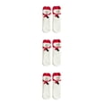 thumbnail image 3 of Decodeary Stay Warm And Stylish With These Fashionable Winter Socks Soft And Comfortable Red hat snowman 3Set, 3 of 6
