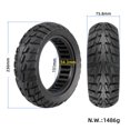 thumbnail image 3 of 10x2.7-6.5 Solid Tire 10 Inch Electric Scooter Explosion-Proof Tubeless Tire Front/Rear Off-Road Tire Inner Hollow Non-Pneumatic Tire, 3 of 8