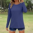 thumbnail image 1 of Ailaofu Women's Sun Shirts Protection Rash Guard Long Sleeve Swim Shirts Quick Dry Lightweight Workout Tops, 1 of 7