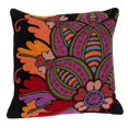 thumbnail image 1 of Parkland Collection PILH21073P Siacca Accent Black Pillow Cover with Poly Insert, 1 of 6