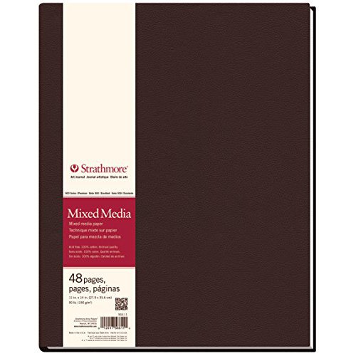 DIXON TIC/ STRATHMORE 56611 MIXED MEDIA ART JOURNAL HARDBOUND 90LB 64SH 11 X 14