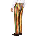 thumbnail image 3 of INSPIRE CHIC Striped Dress Pants for Men's Contrast Color Stripe Trousers 28 Multicolor, 3 of 5