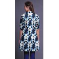 thumbnail image 4 of Bimba Short Kurtis For Ladies Printed Mandarin Collar Roll Up Sleeve Dress, 4 of 6