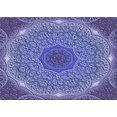 thumbnail image 1 of Ahgly Tapis Rectangulaire Lavable en Machine Intérieur Transitionnel Violet Pervenche Profond, 5 Pieds x 8 Pieds, 1 of 7