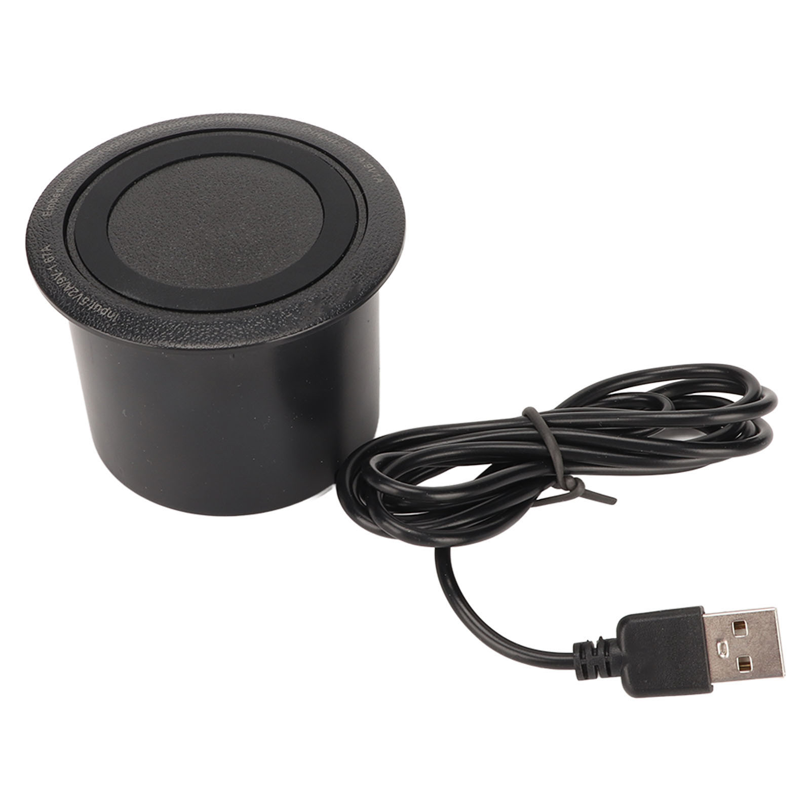 DEWIN Wireless Charger Multifunctional Dual USB Port Adapter 10W Hidden Embed in Desk Wireless Charger Pad