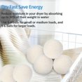 thumbnail image 2 of Bamboohart Reusable Natural Wool Dryer Balls for EcoFriendly Laundry ⭐ё ьμ д\ `μ ⭐. кц θ ∫△ G2F9, 2 of 9