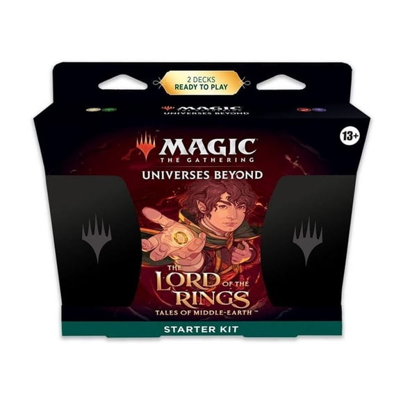 LORD OF THE RINGS Magic THE Gathering UNIVERSES BEYOND Terre du Milieu Trousse de Départ