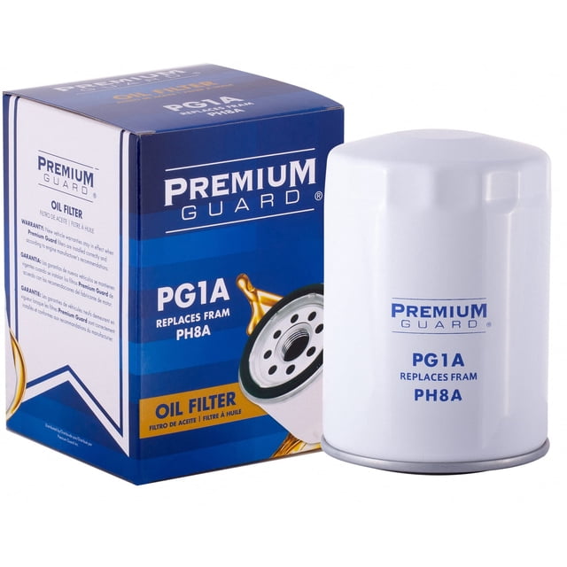 Filtre à huile Premium Guard, PG1A, 8 000 km, filtre à huile moteur de rechange compatible avec certains véhicules