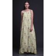 thumbnail image 2 of Bimba Robe de Nuit Rose Pâle3 à Fleurs de Merle et de Fleurs pour Femmes, Nuisette Imprimée à Bretelles Spaghetti, Robe Maxi, Vêtement de Nuit, Moyen, 2 of 5